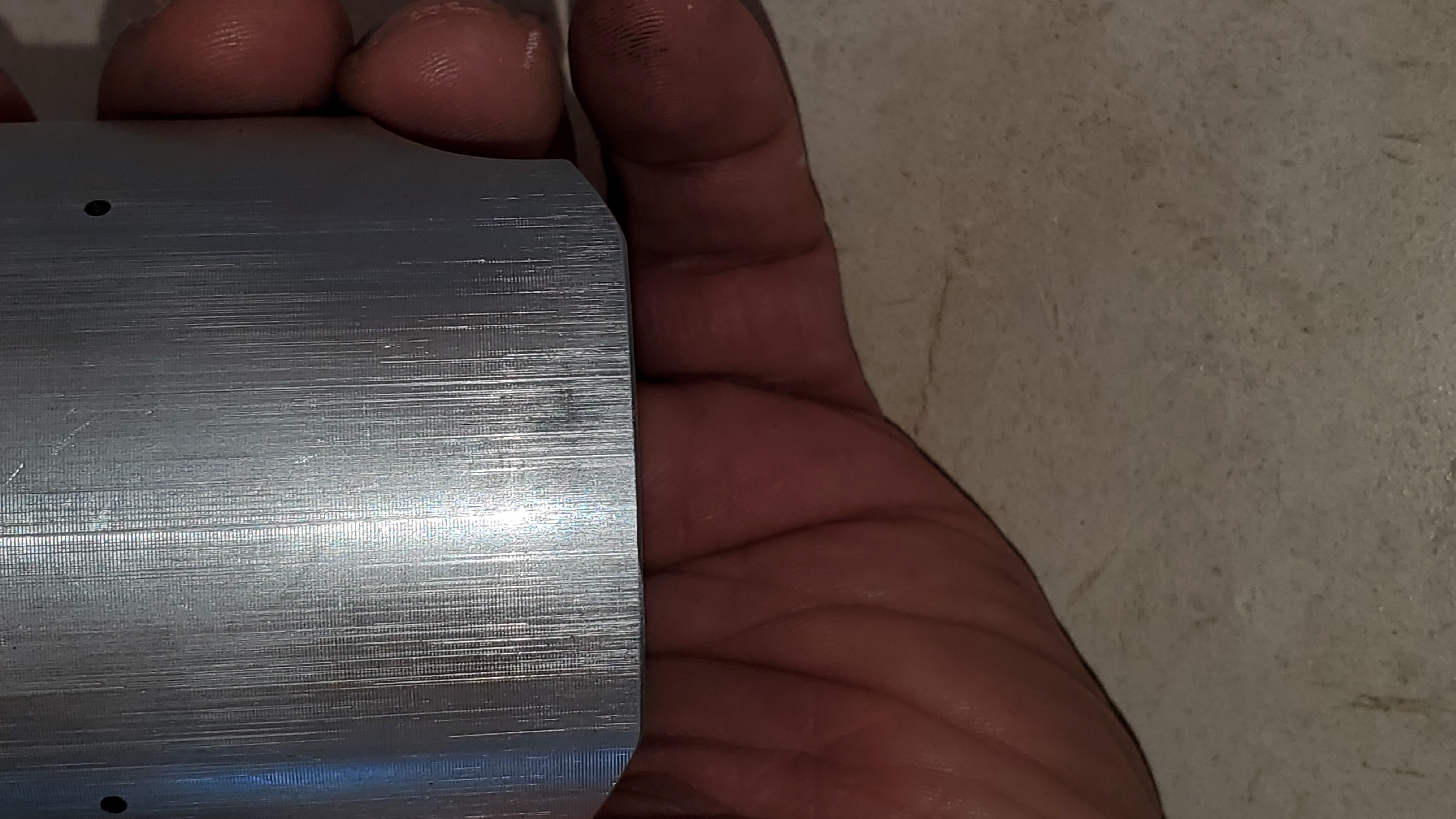 New piston exhaust side from replated cylinder both at just 10 hours. #3