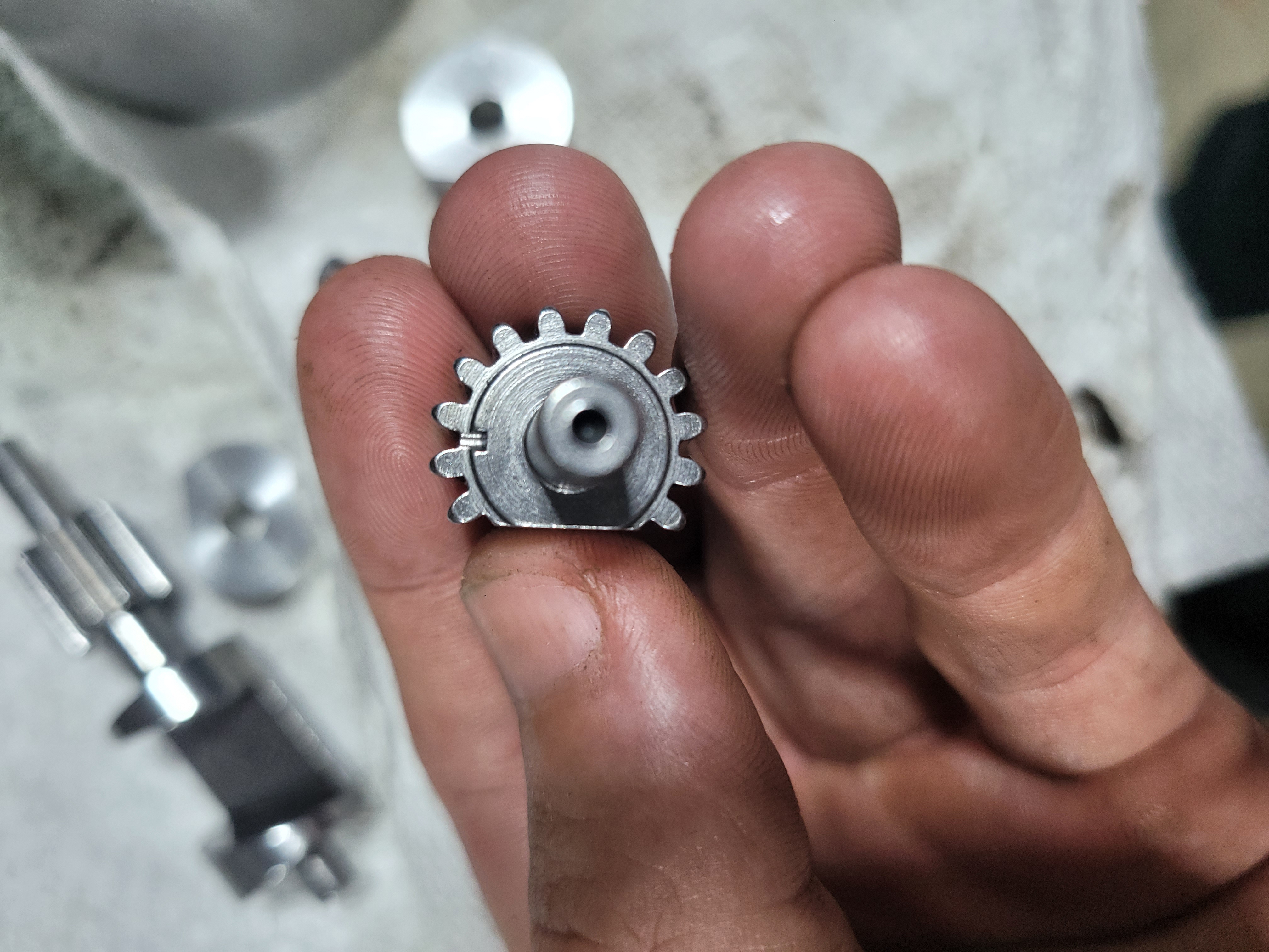 idler gear timing mark