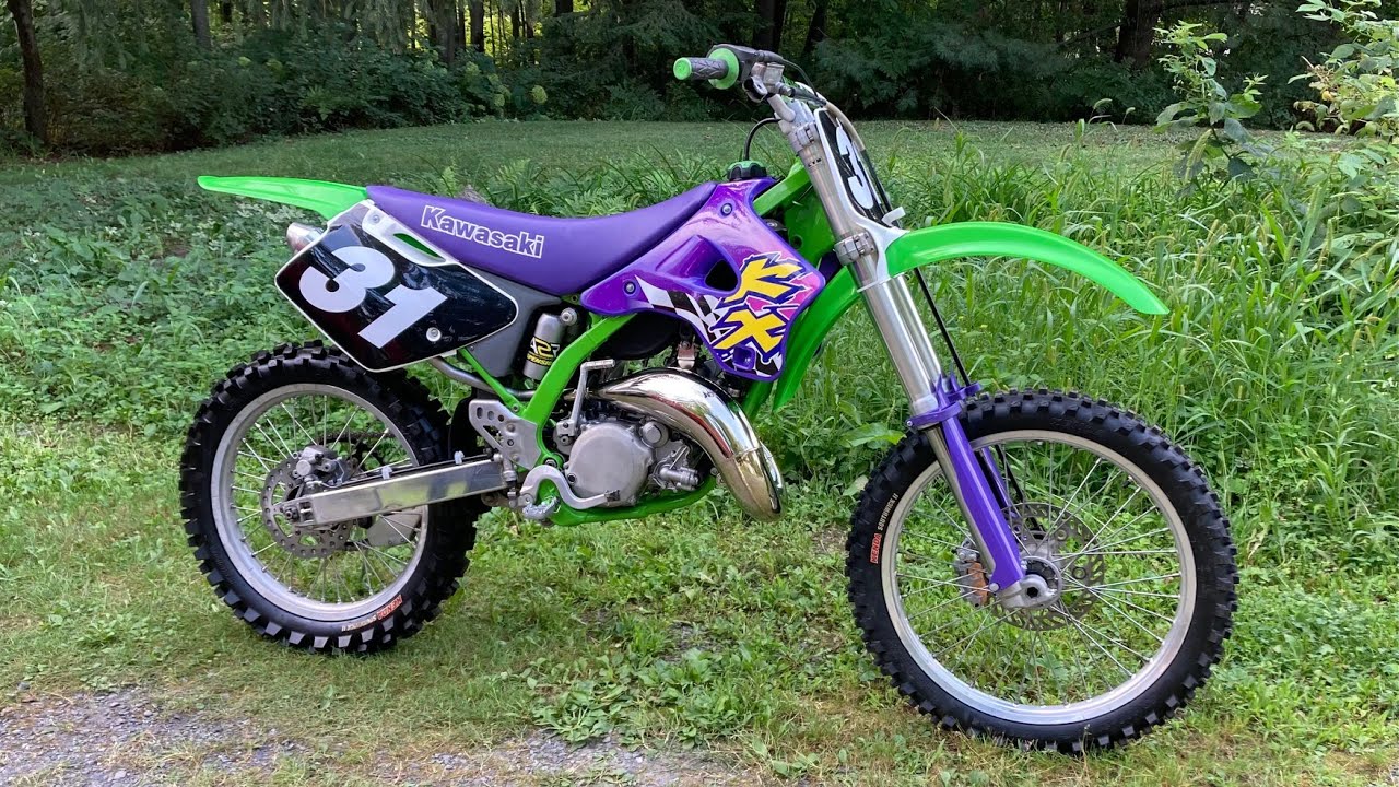 96 KX125 purple